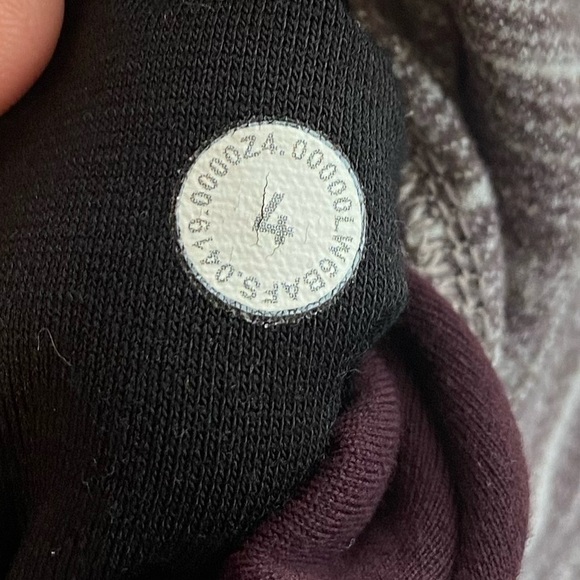 Lululemon Align Crop *21" Mini Space Dye Herringbone Jacquard Heathered Size 4 - Picture 11 of 11